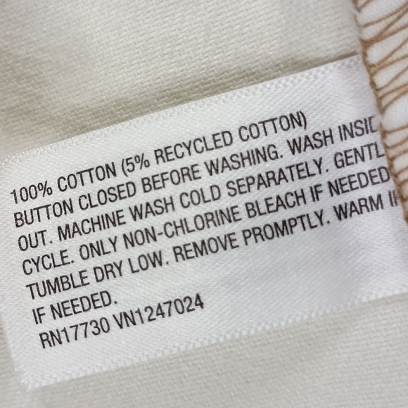 NWT Future Collective Jenny K Lopez Collection High Rise Wide Leg Jeans in Ecru. - Picture 7 of 7